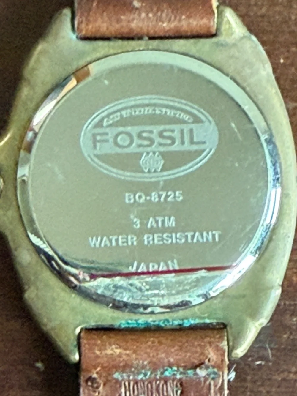 Fossil Men's Watch BQ-8725 with braided leather band